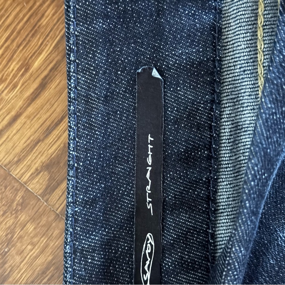 Vintage William Rast Low Rise Straight Dark Denim Jeans Size 28 - Picture 6 of 10
